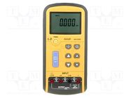 Meter: calibrator; voltage,current; VDC: 0÷100mV,10V; I DC: 0÷24mA AXIOMET