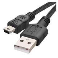 USB cable 2.0 A/Male - mini B/Male 2m black, EMOS