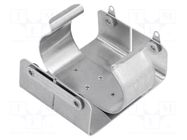 Holder; D,R20; Batt.no: 2; PCB,screw; solder lugs; aluminium KEYSTONE