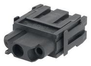 HEAVY DUTY INSERT, RCPT, 3POS, 10MM2