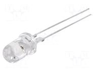 LED; 5mm; red/blue; bicolour,blinking; 30°; 3÷4.5VDC; 20mA OPTOSUPPLY