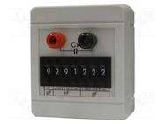 Decade box: capacitance; Number of ranges: 7; 1pF÷9999999pF; 100V COBI ELECTRONIC