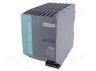 Power supply: switched-mode; for DIN rail; 168W; 12VDC; 14A; IP20 SIEMENS