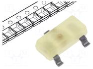 LED; yellow; SMD; SOT23; 0.8mcd; 2.1÷2.5VDC; 3x1.3x1.05mm; 140°; 2mA KINGBRIGHT ELECTRONIC