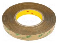 Tape: fixing; W: 19mm; L: 55m; Thk: 0.13mm; acrylic; transparent; 10GΩ 3M