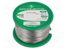 Soldering wire; Sn96,5Ag3Cu0,5; 0.5mm; 0.1kg; lead free; reel BROQUETAS