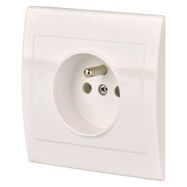 Socket PRAKTIK 4FN15065.901, white, Tesla Stropkov