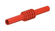 INSUL LEAD COUPLER, 4MM, 32A, RED, PK2