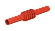 INSUL LEAD COUPLER, 4MM, 32A, RED, PK2