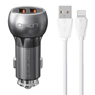 LDNIO C503Q 2USB Car charger + Lightning Cable, LDNIO