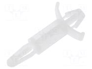 PCB distance; polyamide; L: 12.7mm; latch/latch; natural; UL94V-2 FIX&FASTEN