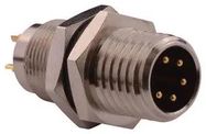 SENSOR CONNECTOR, M8, PLUG, 5POS, PANEL