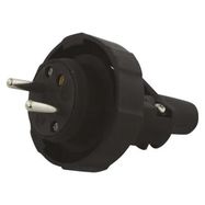 Rubber Plug for extension cord, black, EMOS