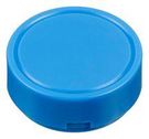 SW BUTTON, ROUND EXTENDED, 22MM, BLUE