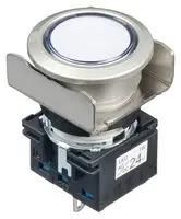 PILOT LIGHT, WHITE, 24VAC/VDC