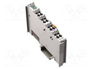 Digital output; for DIN rail mounting; IP20; OUT: 8; 750/753 WAGO