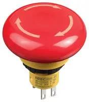 E-STOP PB SW, DPST-NC, 5A, 125V, QC