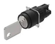 KEYLOCK SW, SPST-NO/NC, 2 POS, 5A, 250V