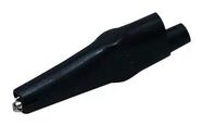 ALLIGATOR CLIP, STEEL, 10A, 7.9MM, BLK