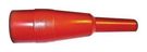 TEST CLIP INSULATOR, PVC, RED