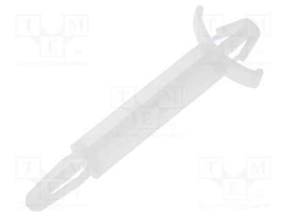 PCB distance; polyamide; L: 25.4mm; latch/latch; natural; UL94V-2 FIX&FASTEN FIX-LCS-25.4