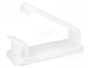 Self-adhesive cable holder; polyamide; 26.8mm; natural; UL94V-2 FIX&FASTEN