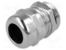 Cable gland; M25; 1.5; IP68; brass; Body plating: nickel HELUKABEL