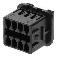 CONNECTOR HOUSING, PLUG, 8POS