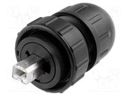 Connector: USB B; plug; Data-Con-X; for cable; straight; USB 2.0 SWITCHCRAFT