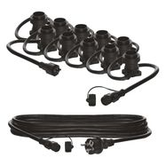 Interconnecting light chain for 10x E27 bulbs, START SET, 7.35 m, outdoor and indoor, EMOS