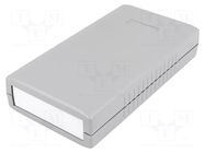 Enclosure: with panel; X: 80mm; Y: 150mm; Z: 30mm; ABS; dark grey GAINTA