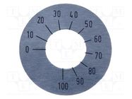 Scale; Range: 0 ÷ 100,270°; Ø26mm; Øhole: 10mm MENTOR