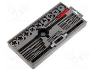 Kit: taps; hardened and heat treated; 21pcs. C.K