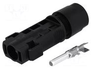 Connector: solar; plug; male; SolarSpec; IP67; for cable; crimped MOLEX