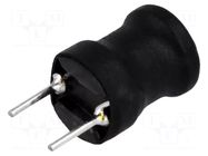 Inductor: wire; THT; 4.7uH; 4.3A; 30mΩ; ±10%; Body dim: Ø8.5x11mm BOURNS