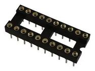 DIP SOCKET, 20POS, 2.54MM, TH