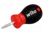 Screwdriver; Phillips; PH1; SoftFinish®; Blade length: 25mm WIHA