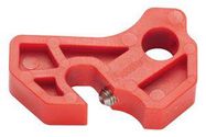 CKT BREAKER LOCKOUT, NYLON/SS, RED