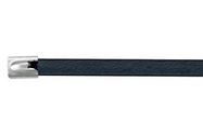 CABLE TIE, 361MM, STAINLESS STEEL, BLK