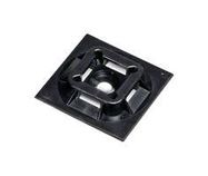 CABLE TIE MOUNT, NYLON 6.6, BLACK, PK100