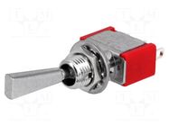 Switch: toggle; Pos: 2; SPDT; ON-ON; 5A/120VAC; 5A/28VDC; -30÷85°C LIGHT COUNTRY CO., LTD.