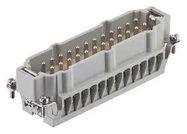 HEAVY DUTY INSERT, PLUG, 24POS, 2.5MM2
