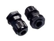 CABLE GLAND, NYLON, 3MM-6.5MM, BLACK