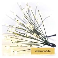 LED light chain – glowing clusters, nano, 8 m, indoor, warm white, timer, EMOS
