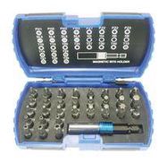 SCREW DRIVER BIT SET, 31PC, STEEL