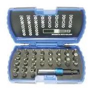 SCREW DRIVER BIT SET, 31PC, STEEL