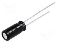 Capacitor: electrolytic; bipolar; THT; 330uF; 25VDC; Ø12.5x20mm NICHICON