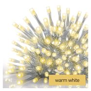 LED Christmas icicles, 5 m, outdoor and indoor, warm white, controller, programmes, timer, EMOS