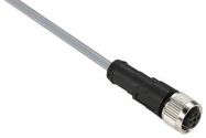 SENSOR CORD, 5P M12 RCPT-FREE END, 5M