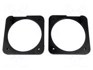 Spacer ring; MDF; 130mm; Volvo; impregnated; 2pcs. BASSER
